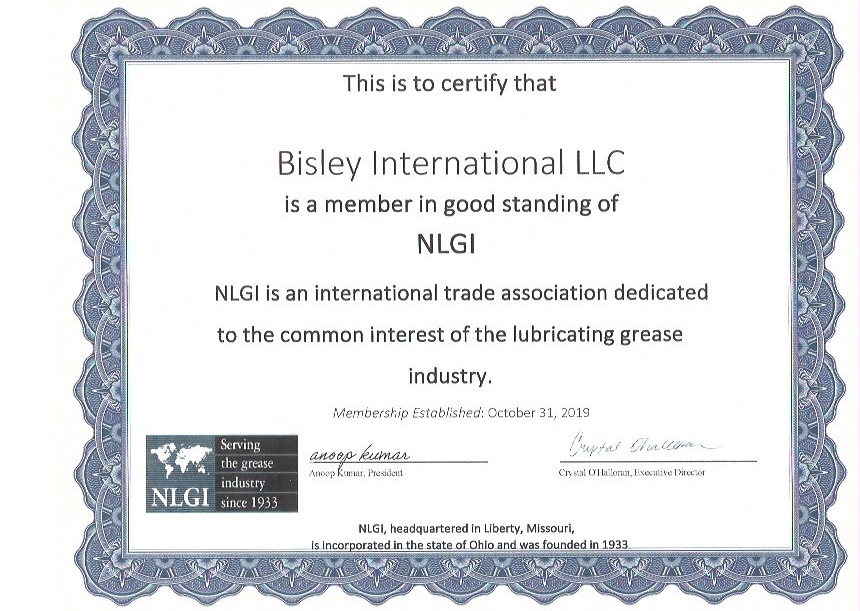 NGLI certificate Bisley